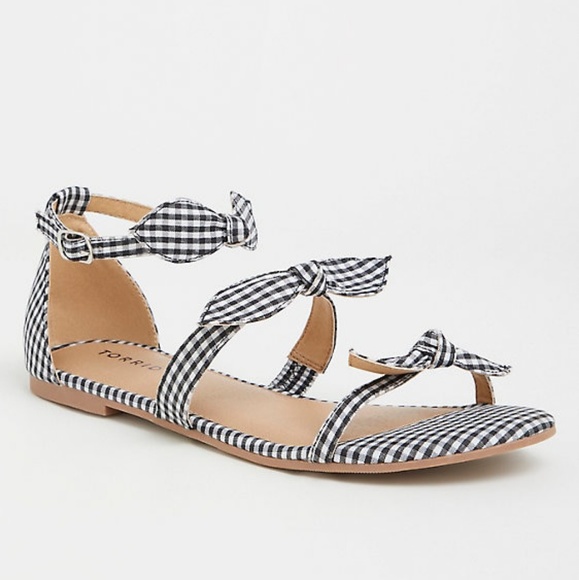 torrid Shoes - Torrid | Gingham Bow Sandal